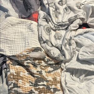 Chick pea and blanket and beyond swaddles